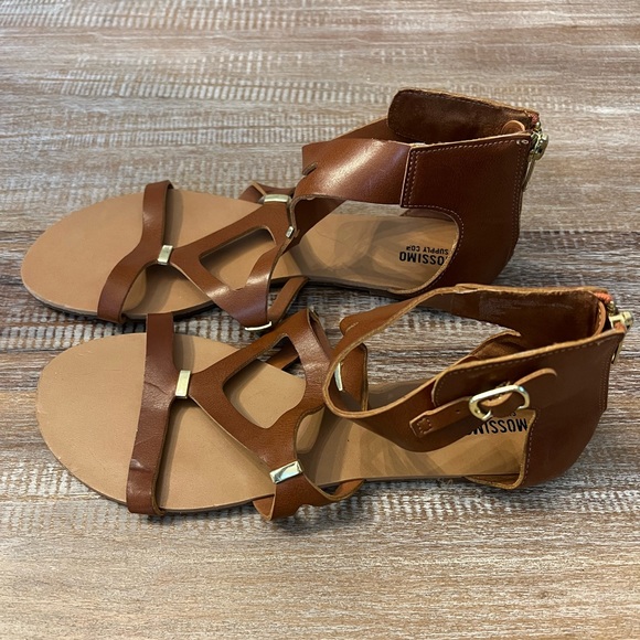 Massimo Leather Size 8 Woman Sandals - Picture 3 of 5
